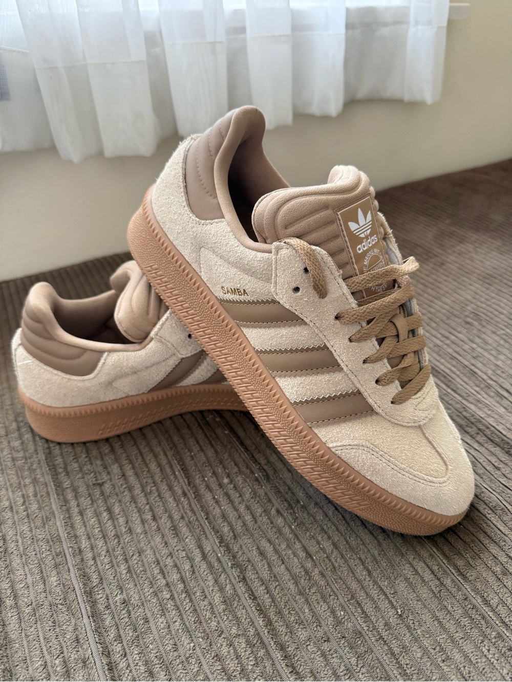 Adidas Originals Samba XLG "Magic Beige Cardboard" NWOT Size 8.5